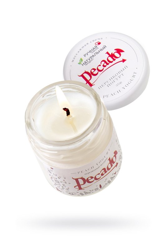 Массажная свеча Pecado BDSM, Peach yogurt 35мл 12044-03 - фото 185677
