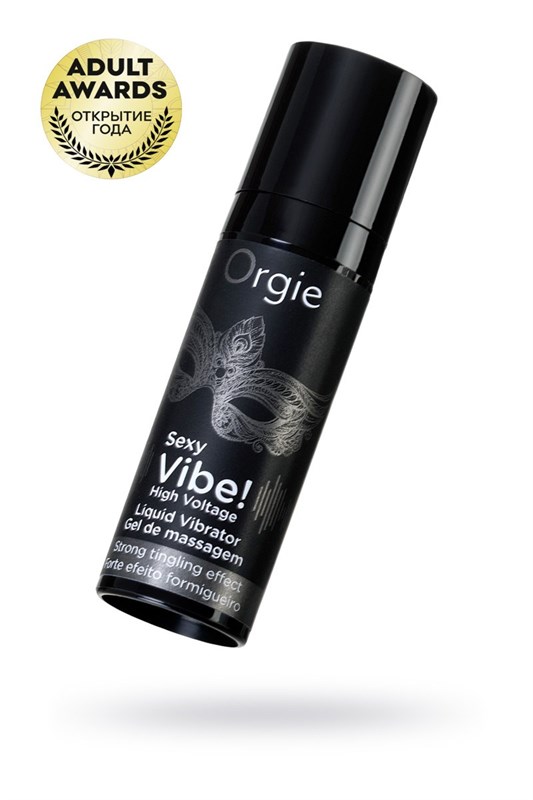 Гель для массажа ORGIE Sexy Vibe High Voltage с усиленным эффектом вибрации, 15 мл 21203 - фото 186680