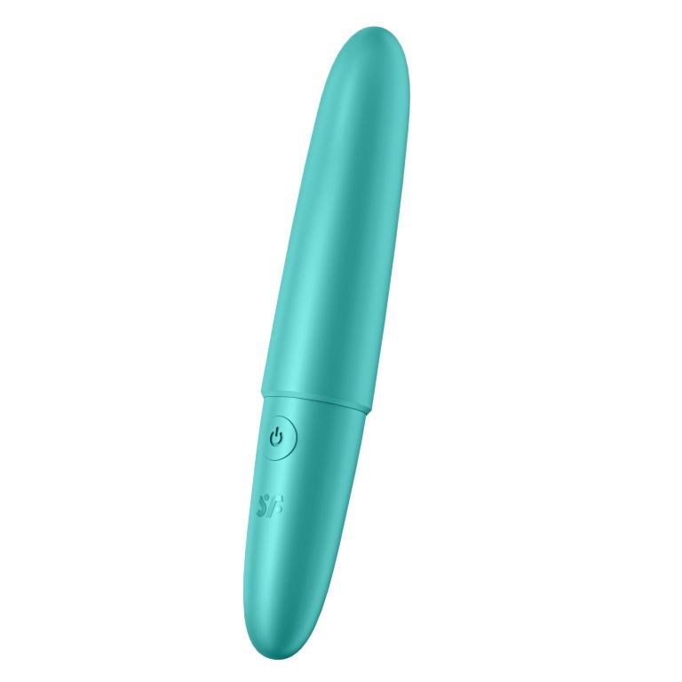 Мультискоростной вибростимулятор Satisfyer Ultra Power Bullet 6 (мятный) 4007687 - фото 191296