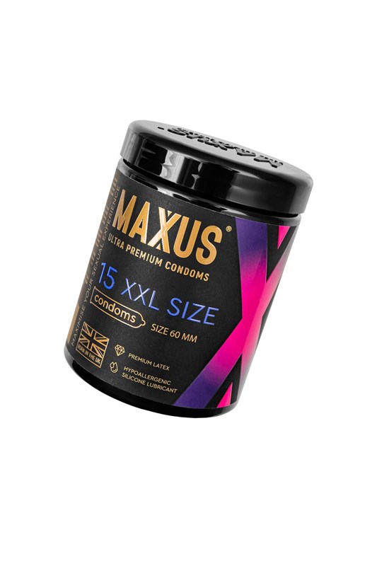 Презервативы Maxus XXL, латекс, увеличенный размер 15 шт. 403 - фото 192017
