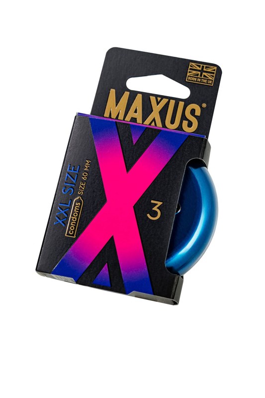 Презервативы Maxus XXL, латекс, увеличенный размер 3 шт. 501 - фото 192052