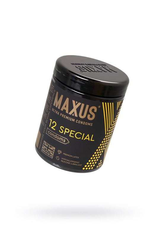 Презервативы Maxus Special, точечно-ребристые, латекс,12 шт 302 - фото 192080