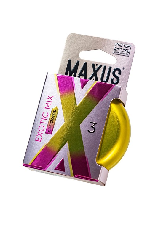 Презервативы Maxus EXOTIC MIX, латекс, ароматизированные 3 шт. УТ-00007355 - фото 192091