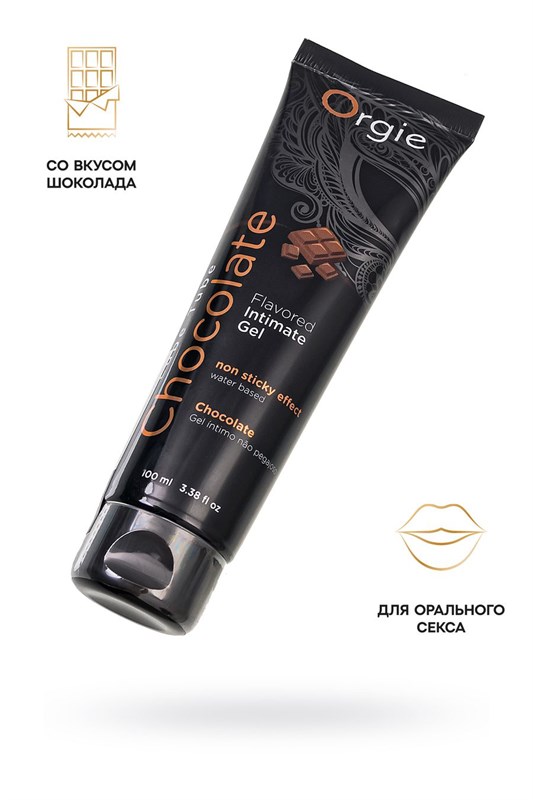 Интимный гель ORGIE LUBE TUBE, водная основа, с шоколадным вкусом, 100 мл 21128 - фото 192097