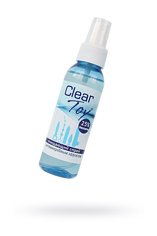 Очищающий спрей "CLEAR TOY" с антимикробным эффектом, 100 мл 14006 - фото 192112
