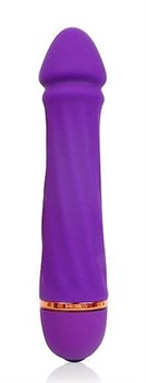 Фиолетовый вибратор Cosmo, 13 см