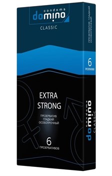 Суперпрочные презервативы DOMINO Classic Extra Strong, 6 шт