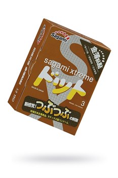 Презервативы Sagami, xtreme, feel up, латекс, 19 см, 5,2 см, 3 шт.