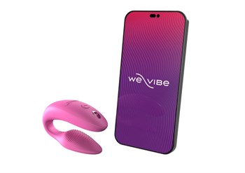 Вибратор для пар с мобильным приложением We-Vibe Sync 2 Pink