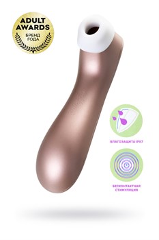 Вакуумно-волновой клиторальный стимулятор с вибрацией Satisfyer Pro 2+ 9016525