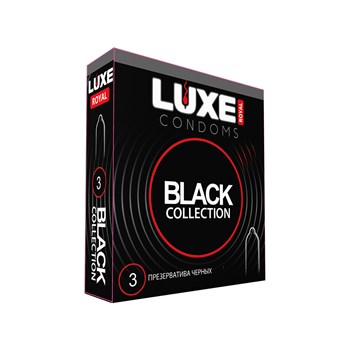 Презервативы LUXE ROYAL BLACK COLLECTION 3 штуки 07933