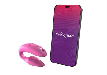 Вибратор для пар с мобильным приложением We-Vibe Sync 2 Pink SNSY2SG7
