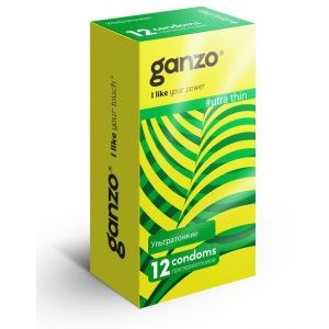 Презервативы GANZO ULTRA THIN (ультратонкие), 12 шт 62970