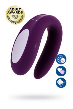 Вибратор для пар Satisfyer Double Joy (фиолетовый) 4002408