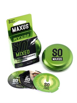 Презервативы набор Maxus Mixed, 3 шт 0901-007
