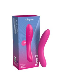Уникальный вибромассажер We-Vibe Rave 2 Pink для стимуляции зоны G SNRA2SG3