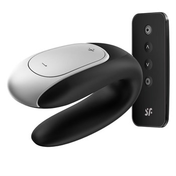 Вибратор для пар Satisfyer Double Fun с возможностью управления 4001692BLK