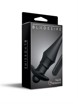 Перезаряжаемая анальная пробка №08 Cone-shaped butt plug ER01508-08