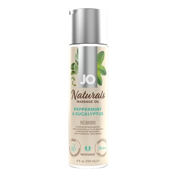 Массажное масло JO - Peppermint & Eucalyptus/Мята и эвкалипт 120 mL JO40127