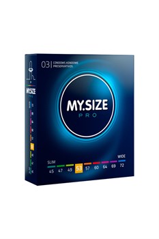 Презервативы MY.SIZE размер 53 - 3 шт. MY.SIZE№3-2