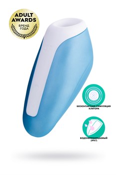 Бесконтактный стимулятор клитора Satisfyer Love Breeze (голубой) 4003443