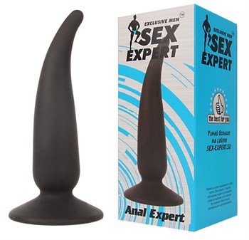 Анальная пробка с тонким кончиком Sex Expert, 11,7х2,7 см SEM-55044