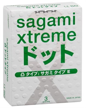 Презервативы SAGAMI Xtreme Type-E 3шт. 143243