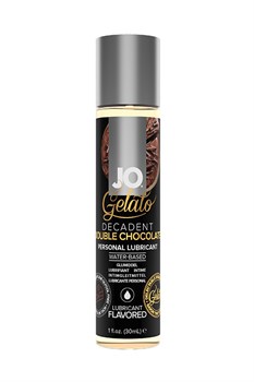 Вкусовой лубрикант "Двойной шоколад" Gelato Decadent Double Chocolate, 30 мл JO10589