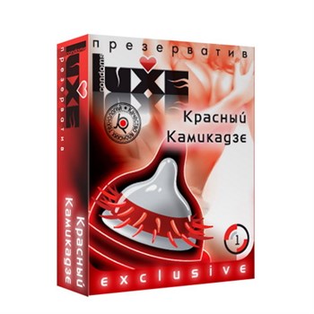 Презерватив LUXE EXCLUSIVE Красный камикадзе (усы) 1 штука 01772