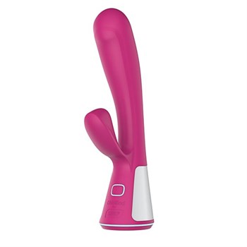 Розовый интерактивный вибратор Kiiroo Ohmibod Fuse, 18 см 17849