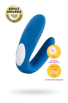 Вибромассажер для пар Satisfyer Double Whale J20085P