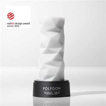 Белый 3D мастурбатор POLYGON TNH004