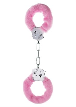 Наручники с розовым мехом FURRY FUN CUFFS TOY9501