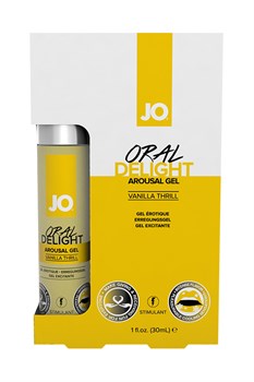 Гель для оральных ласк с десенсибилизацией Oral Delight Vanilla Thrill, 30 мл JO40480