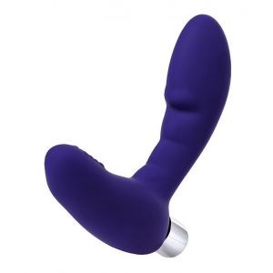 Фиолетовый вибростимулятор простаты Bruman - 12 см 359003