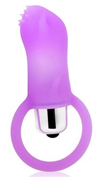 Лиловый вибростимулятор с петелькой Cosmo CSM23154