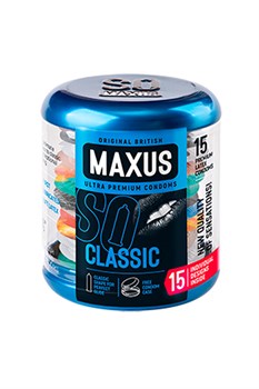 Презервативы Maxus классические в железном кейсе - 15 шт. 0901-013