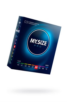 Презервативы MY.SIZE размер 60 - 3 шт. MY.SIZE№3