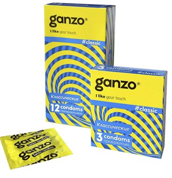 Презервативы GANZO CLASSIC (Классические), 3шт 104478