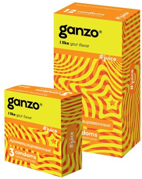 Презервативы GANZO JUICE (Ароматизированные), 12 шт 104488