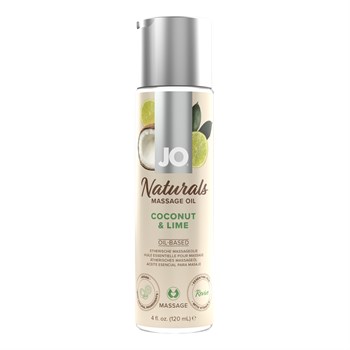 Массажное масло JO - Coconut & Lime/Кокос и лайм 120 mL JO40125