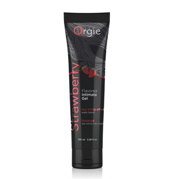 Съедобный интимный гель Orgie Lube Tube Strawberry, 100 мл 21104