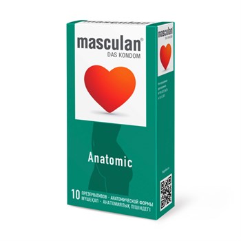 Презервативы Masculan Anatomic Анатомические, 10 шт. 11142