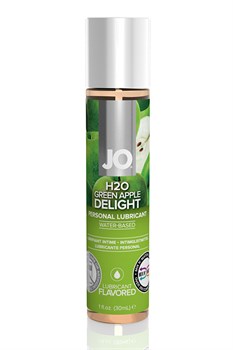 Съедобный лубрикант "Зеленое яблоко " JO Flavored Green Apple H2O, 30 мл JO30385