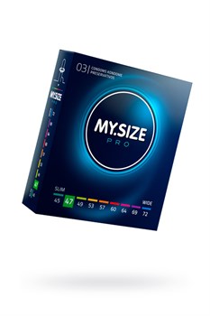 Презервативы MY.SIZE размер 47 - 3 шт 123