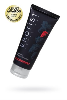 Вкусовой лубрикант Erotist Strawberry на водной основе (клубника) 541405
