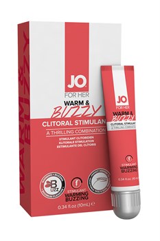 Жидкий вибратор мощного действия JO WARM&BUZZY, 10 мл JO41216