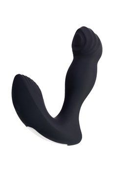 Вибростимулятор простаты с пультом ДУ Erotist Mounto, силикон, черный, 13,2 см 541319