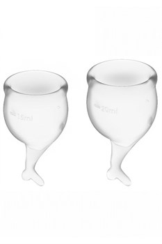 Набор менструальных чаш Satisfyer (Transparent) J1766-2