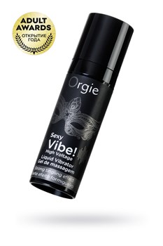 Гель для массажа ORGIE Sexy Vibe High Voltage с усиленным эффектом вибрации, 15 мл 21203
